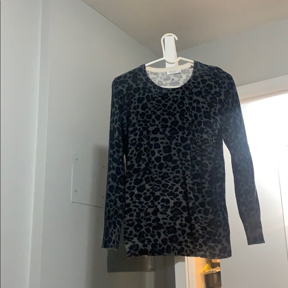 Equipment Leopard Print Sweater - Picture 1 of 4